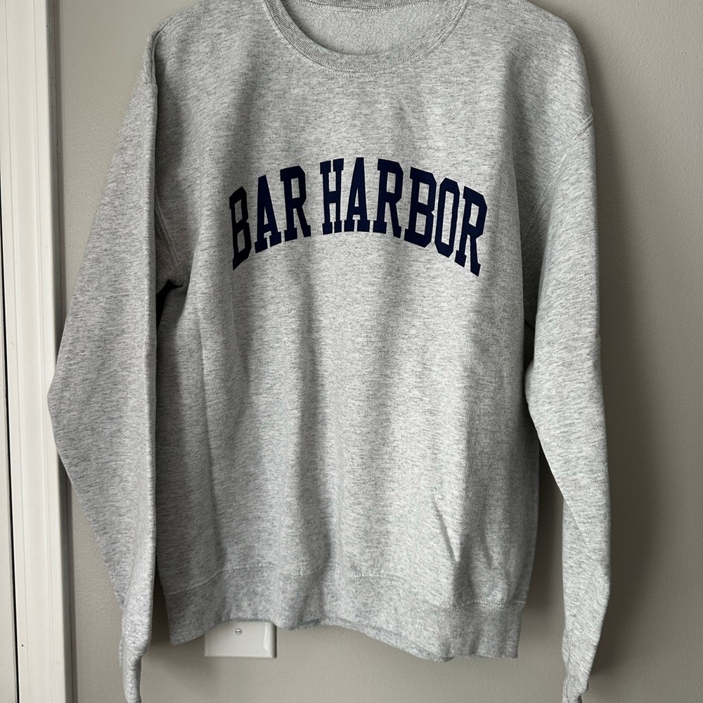 Bar Harbor Gray Sweatshirt - Picture 2 of 3